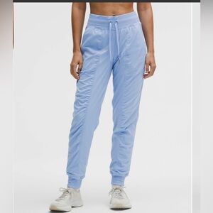Lululemon Dance Studio Relaxed-Fit Mid-Rise Cargo Jogger Light Blue Size M.
